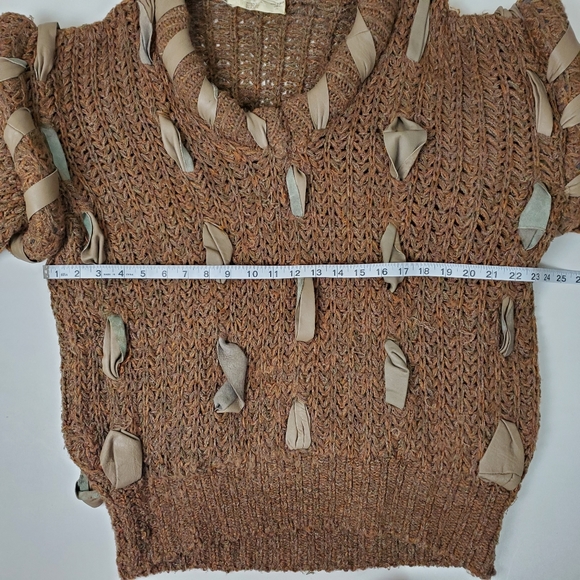 Vintage Mary Farrin browb chunky knit sweater - Picture 7 of 12
